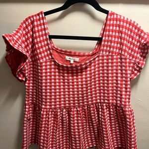 Madewell Gingham blouse
